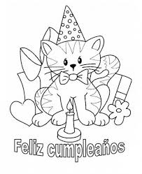 Feliz Cumpleaños Para Colorear