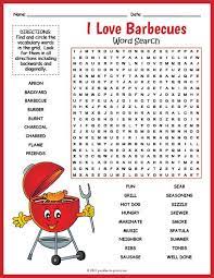 Barbecue Word Search
