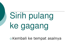 Sirih pulang ke gagang, pinang pulang ke tampuk. Ppt Ketam Batu Orang Yang Sangat Kedekut Powerpoint Presentation Free Download Id 4446576
