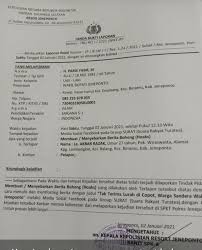 Homesurat pencabutan laporan kepolisiancontoh surat pencabutan laporan kepolisian. Wabup Jeneponto Laporkan Jurnalis Di Sulsel Pimred Keliru Jika Berita Itu Dianggap Hoax