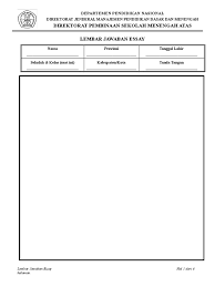 Maybe you would like to learn more about one of these? Lembar Jawaban Essay Cara Golden