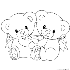 Top 25 free printable little mermaid coloring pages for your little ones; Baby Teddy Bear Love Heart Coloring Pages Printable