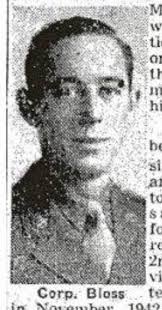 CPL Simeon James Bloss (1920-1944)