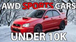 The 0 to 60 mph time is around 6 seconds. Top 5 Awd Sports Cars Under 10k Awd Performance Cars Youtube