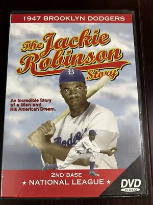 The Jackie Robinson Story DVD 1947 Brooklyn Dodgers National League  84296401536| eBay