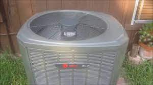 With a climatuff® compressor and plate fin coil, this model provides efficiency and reliability. Trane Xr16 Air Conditioner At My Family S House Youtube