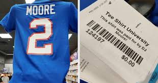 Buffalo Bills WR DJ Moore buys entire stock of shirts, tells store to 