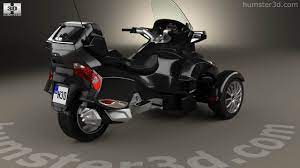 360 View Of Brp Can Am Spyder Rt 2014 3d Model Hum3d Store Can Am Spyder Trike Motorcycle Can Am