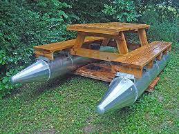Picnic Table Pontoon Boat 2 Pontoon Boat Water Crafts Pontoon
