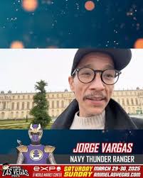 Thunder storm! Ranger form! Ha!, Come meet Jorge Vargas at Anime Las Vegas  2025!, He’ll be signing all weekend long! You don’t want to miss RANGER  LEGACY at Anime Las Vegas 2025!