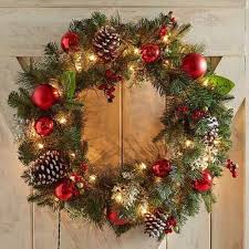 Led Pre Lit Jolly Green 26 Over Sized Outdoor Wreath Christmasdecorationsoutdoor Outdoor Christmas Wreaths Christmas Wreaths Christmas Wreaths Diy