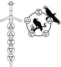I Am Thinking About Getting A Witcher Themed Tattoo On My Calf Those Are Two Ideas I Came Up With I D Love To Get So Witcher Tattoo Nerd Tattoo Gaming Tattoo