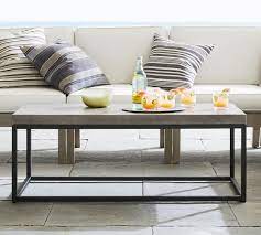 3.7 out of 5 stars, based on 6 reviews 6 ratings current price $31.98 $ 31. Sloan Indoor Outdoor Concrete Iron Coffee Table Pottery Barn