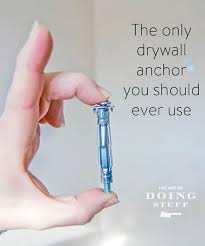 The Only Drywall Anchor You Should Ever Use In 2020 Drywall Anchor Drywall Drywall Anchors