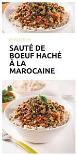 Recette Saute De Boeuf Hache A La Marocaine Recipe Stir Fry Recipes Healthy Lean Beef Recipes Recipes