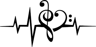 Music Heart Pulse Love Music Bass Clef Treble Clef Classic Dance Electro Sticker By Anne Mathiasz Music Tattoos Love Music Tattoo Music Notes Art