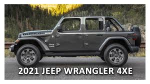 Plus, orange returns to the fold, along with another blue hue and a. 2021 Jeep Wrangler 4xe The Plug In Hybrid Offroader Youtube
