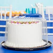 This practical cake stand is complemented with a rounded clear glass dome that allows you to admire the contents. D W Fine Pack G21 1 7 2 3 Layer Cake Display Container With Clear Dome Lid 10 Pack