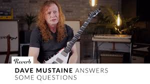 The megadeth leader offered a brief preview of the track at the end of a promotional video for his account on cameo. Dave Mustaine Answers Some Questions Reverb Youtube
