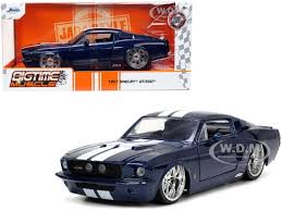 1967 FORD MUSTANG SHELBY GT500 DARK BLUE 124 DIECAST MODEL CAR BY JADA  33865 | eBay