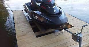 Diy Single Jet Ski Lift Dock Kit Jet Ski Lift Jet Ski Dock Floating Boat