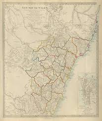Beautiful map of wales in english and welsh cymraeg. Amazon Com New South Wales Showing Original 19 Counties Sydney City Plan Sduk 1874 Old Map Antique Map Vintage Map Printed Maps Of Australia Posters Prints