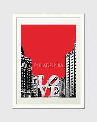 Love Park Art Poster Philadelphia Skyline Print Etsy Love Park Philadelphia Skyline Love Statue