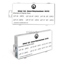 Details About 110 Pc Sae Hydraulic Lubrication Lube Grease Fittings Assortment Zerk Fitting Us
