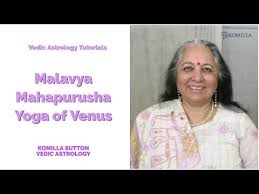 Malavya Mahapurusha Yoga For Venus Komilla Sutton Youtube