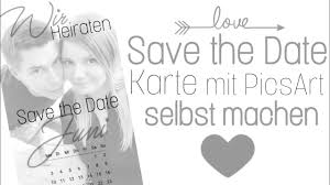 Hochzeitseinladungen und save the date karten. Diy Save The Date Karten Fur Whatsapp Mit Picsart Selbst Machen Kurzanleitung Youtube
