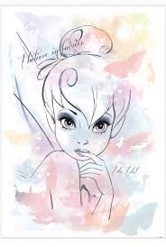 New Giant Tinkerbell I Believe In Fairies Wall Decal Tinker Bell Stickers Decor Disney Drawings Disney Fairies Disney Wallpaper