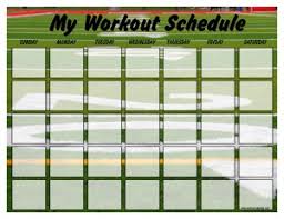 Print A Workout Calendar