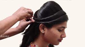2 Beautiful Hairstyles With Puff Easy Wedding Hairstyles Youtube New Hairstyle Video Easy Hairstyles Long Hair Video