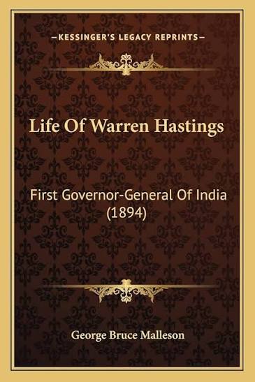 Buy Life Of Warren Hastings: First Governor-General Of India (1894) Book Online at Low Prices in India | Life Of Warren Hastings: First Governor- General Of India (1894) Reviews & Ratings - Amazon.in