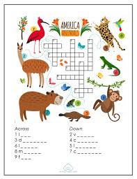 Pixwords is a game that uses picture clues to help you solve mini crossword puzzles and advance on to more challenging levels. Kindergarten Crossword Animals Mr Greg S English Cloud