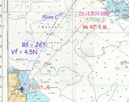 En Navigation Explications Sur Le Calcul Du Courant Subi Les Courants Marins Marin Carte Bateau