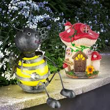 Sammlung von heaven heart nature • zuletzt aktualisiert: Etc Shop Led Dekofigur Solar Figuren Fur Aussen Deko Feenhaus Gartendeko Fliegenpilz Lampe Biene Figur Garten Metall Kunststoff Led 2er Set Online Kaufen Otto