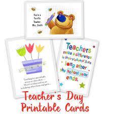 Brighten up your teacher's day with this clever teacher appreciation card! 25 Awesome Teachers Appreciation Cards With Free Printables Teacher Cards Teachers Day Card Teacher Appreciation Cards