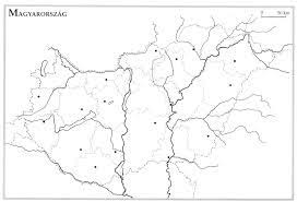 Magyarország vaktérkép falitérkép, könyöklő cartographia 50x37 cm. Magyarorszag Vakterkep Faliterkep Konyoklo Cartographia 50x