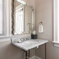 This is my new powder room! 75 Beautiful Transitional Powder Room Pictures Ideas May 2021 Houzz