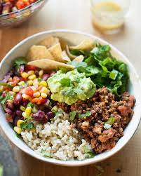 Ultimate Vegan Burrito Bowl Sweet Potato Soul By Jenne Claiborne Recipe In 2020 Vegan Burrito Bowls Vegan Burrito Whole Food Recipes
