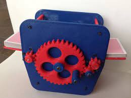 The larger build of the shuffler is enhanced, with small gears that help ensure cards are always shuffled, smoothly. Manual Playing Card Shuffler By Rockstaralchemist Thingiverse 3d Printing Diy 3d Printing Projects Handmade Art