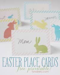 Click through for 40 impressive thanksgiving place cards to dress up your holiday table. Easter Place Cards Free Printable Landeelu Com