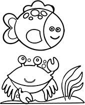 A printable sea creature template is a type of a sea creature template that can be printed so that it can then be used for further uses. Water Animals Coloring Pages For Children Topcoloringpages Net