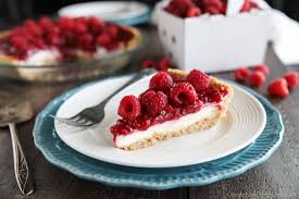 Spoon raspberry mixture over peach filling and. Raspberry Cream Pie Dessert Now Dinner Later