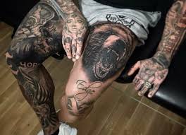 The two tattoos are facing each other when the couple is holding hands. The 85 Best Leg Tattoos For Men Improb
