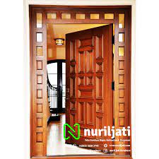 Desain rumah minimalis dewasa ini digandrungi berbagai kalangan. Pintu Kusen Rumah Minimalis Modern Jati Nuril Jati Furniture
