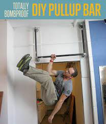 How To Make A Bombproof Pullup Bar Diy Fitness Diy Pull Up Bar Diy Workout Pull Up Bar