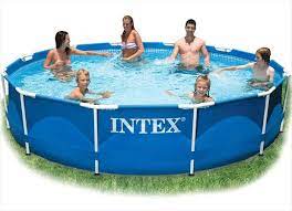 intex metal frame zwembad 366 x 76 cm zwembadgigant