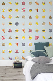 Boys Emoji Wall Mural Murals Wallpaper Boys Bedroom Wallpaper Cute Home Decor Kids Room Design